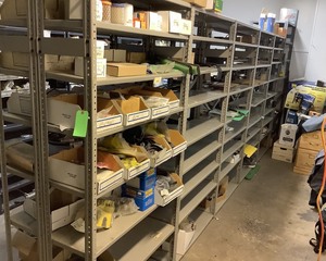 lot 40B image: Five Shelving Units, no contents included