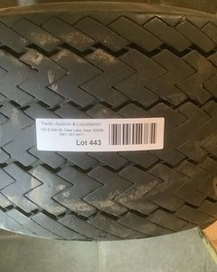lot 443 image: Trailer Tire 18x8.50-8