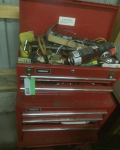 lot 600 image: Homak Tool Chest with Contents