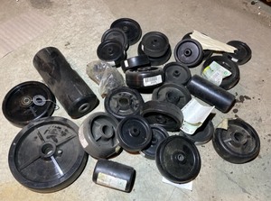 lot 323 image: John Deere Mower Deck Wheels