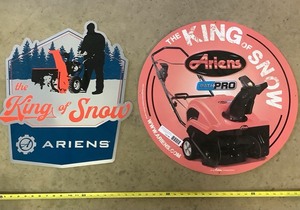 lot 186A image: Ariens Metal Signs