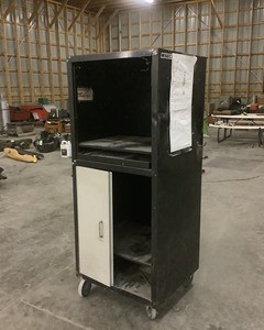 lot 555 image: Steel Rolling Cabinet
