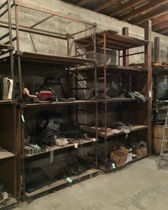 lot 479 image: Stackable Steel RacksShelvingStorage - Total of 8 Units