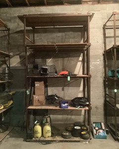lot 481 image: Stackable Steel RacksShelvingStorage - Total of 4 Units