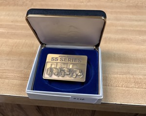 lot 233E image: John Deere 55 Series Tractor Belt Buckle
