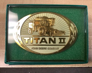 lot 233G image: John Deere Titan II Special Issue Belt Buckle