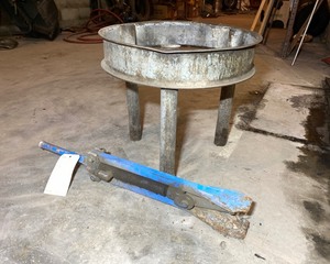 lot 403 image: Tire Bead Breaker Tool and Stand