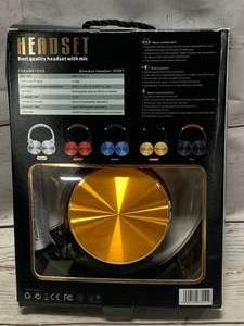 Bluetooth 4.2 Headphone in Gold New in Box