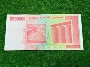 Genuine $100,000,000 Bill from Zimbabwe (they have a little inflation going on)
