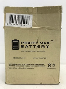Mighty Max 12V 35AMP HR Battery NEW