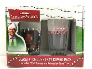 National Lampoons Christmas Vacation Collectors Glasses  Ice Tray