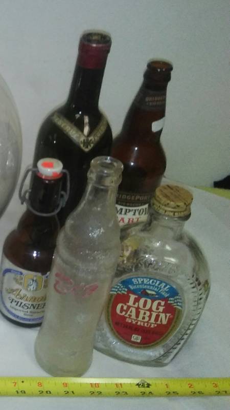 lot 129 image: Glass Bottles & more - Big Red