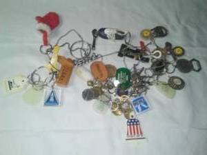 lot 3 image: Collectible key rings.