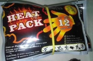 lot 7 image: 12 Heat Packs, 2 in each pack - hands or feet.