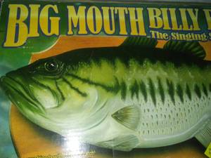lot 10 image: Big Mouth Billy Bass in box. New