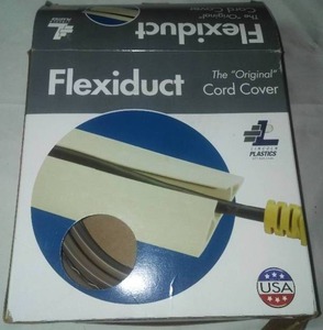 lot 11 image: Flexiduct Cord Cover.  floor or wall.