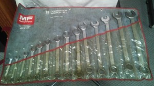 lot 24 image: Massey Ferguson 14 Wrench Set.