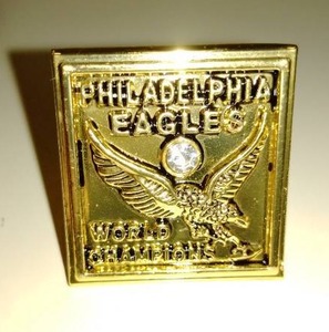lot 42 image: Philadelphia Eagles Word Champions