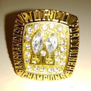 lot 43 image: San Francisco 49ers Super Bowl Ring
