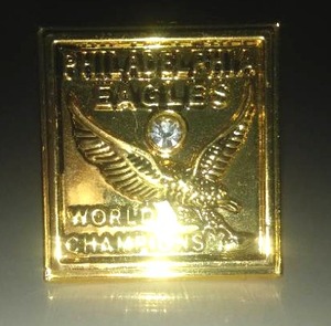 lot 217 image: Philadelphia Eagles Bell Championship Ring.