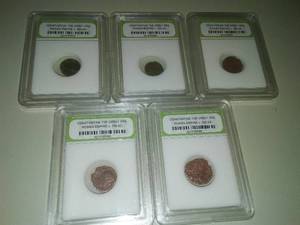 lot 268 image: 5 Constantine the great Roman Colts 330 AD