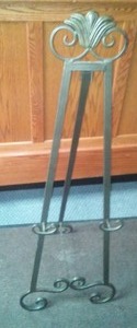 lot 68 image: Metal tripod excellent, ornate.
