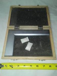 lot 77 image: Knife Edge Square Centech in case.