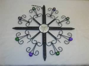 lot 123 image: Hanging Suncatcher - heavy metal