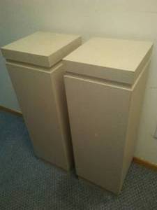 lot 130 image: 2 plant stand  Pillars