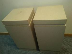 lot 131 image: 2 plant stand  Pillars