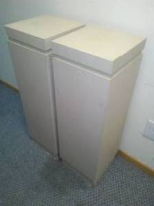 lot 133 image: 2 plant stand  Pillars