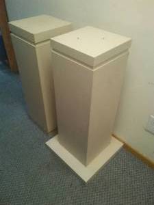 lot 134 image: 2 plant stand  Pillars