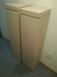 lot 136 image: 2 plant stand  Pillars