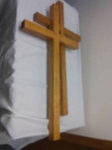 lot 139 image: 2 Crosses - oak- Christian
