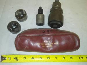 lot 162 image: knock - out punches, 4 point NYE No. N1-MS with case.