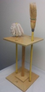 lot 179 image: Child Broom, Mop & holder by Whitney.