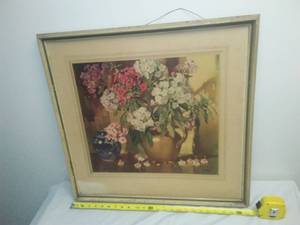 lot 225 image: Vintage Print Phlox by Edwin Byatt  Rare.