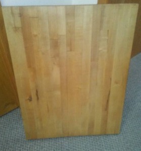 lot 235 image: Butcher Block Wood Top