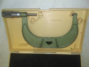 lot 248 image: 4-5 in. Micrometer- made in Poland in case.