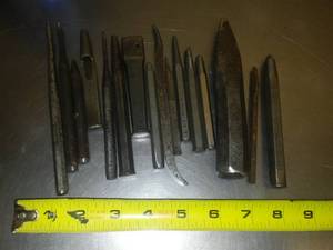 lot 304 image: Variety of punches, sets & more.