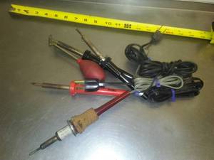 lot 313 image: 4 soldering pencils - all working.