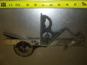 lot 317 image: B and S Tri-square set.