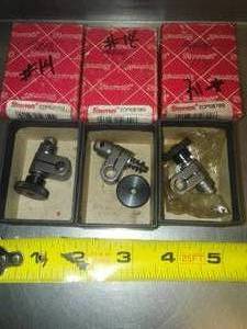 lot 337 image: 3 Starrett Magnetic dial holders. 2 sizes.