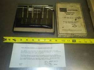 lot 342 image: 6 piece telescoping gauge set.
