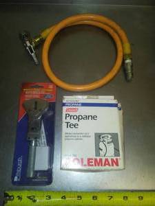 lot 348 image: Watch Wrench, air chuck, Propane Tee T.