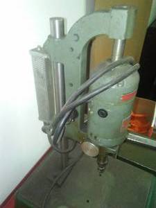 lot 373 image: Carver electric drill press, industrial quality.