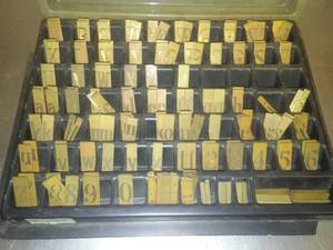 lot 377 image: Engraving kit # 47 Double Line Century font