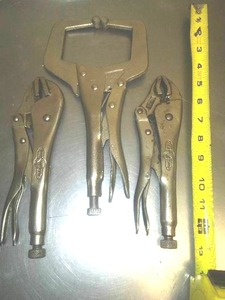 lot 398 image: Vice Grips & clamp.