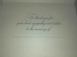 lot 415 image: 24 boxes of sympathy Thank you note cards & envelopes