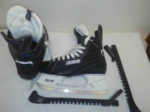 lot 237A image: Bauer Hockey Skates - size 10R, Nexus 4000 TUUK worn once.